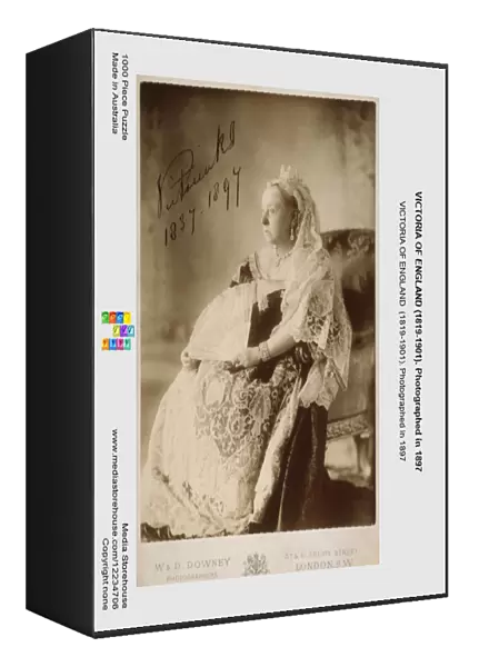 VICTORIA OF ENGLAND (1819-1901). Photographed in 1897