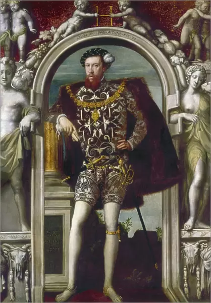 HENRY HOWARD (1517?-1547). Earl of Surrey. English soldier and poet. Oil on canvas