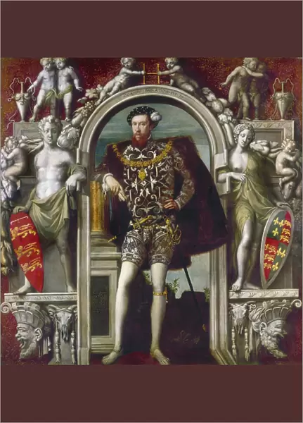 HENRY HOWARD (1517?-1547). Earl of Surrey. English soldier and poet. Oil on canvas