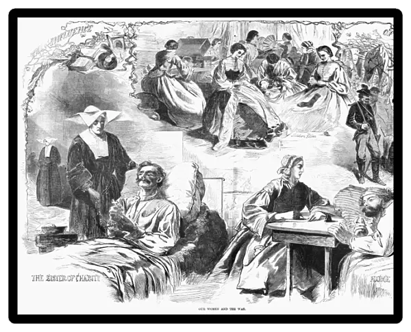 CIVIL WAR: WOMEN, 1862. Our Women and the War