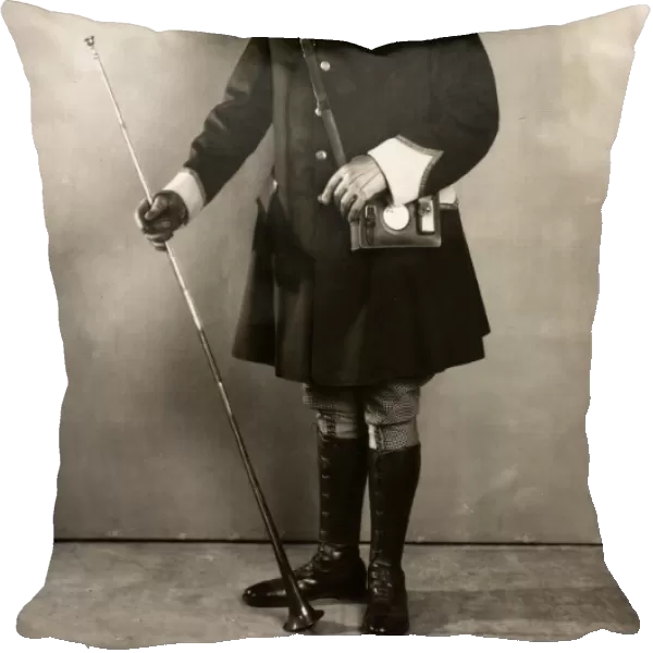 CEREMONIAL UNIFORM, c1910. Studio photograph of a man in uniform, possibly that