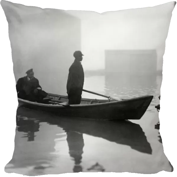POTOMAC FLOOD, c1915. The flood of the Potomac River in Georgetown, Washington D