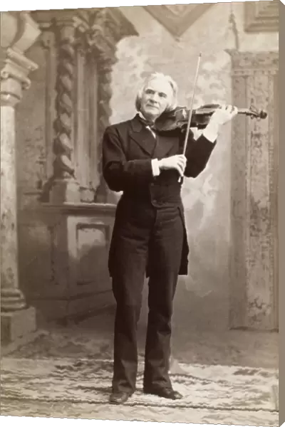 OLE BORNEMANN BULL (18180-1880). Norwegian violinist. Original cabinet photograph