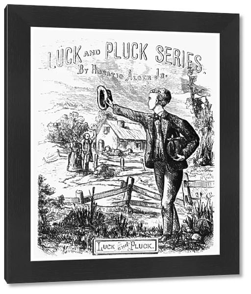 ALGER: LUCK & PLUCK. Half-title to one of the enormously popular 19th century books