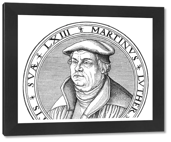 MARTIN LUTHER (1483-1546). German religious reformer. Luther at age 63, the year of his death