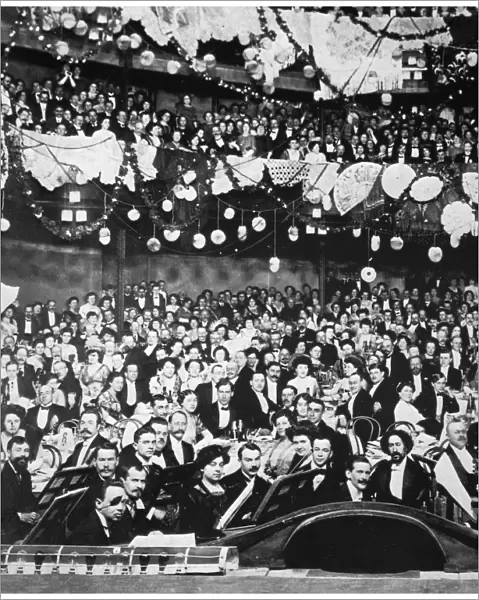 MOSCOW ART THEATRE, 1912. The audience at a gala performance at the Moscow Art