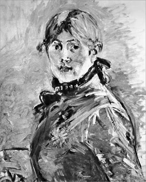 BERTHE MORISOT (1841-1895). French painter. Self-portrait