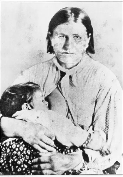 CYNTHIA ANN PARKER (1827-1865). American frontierswoman and Native American Cherokee captive