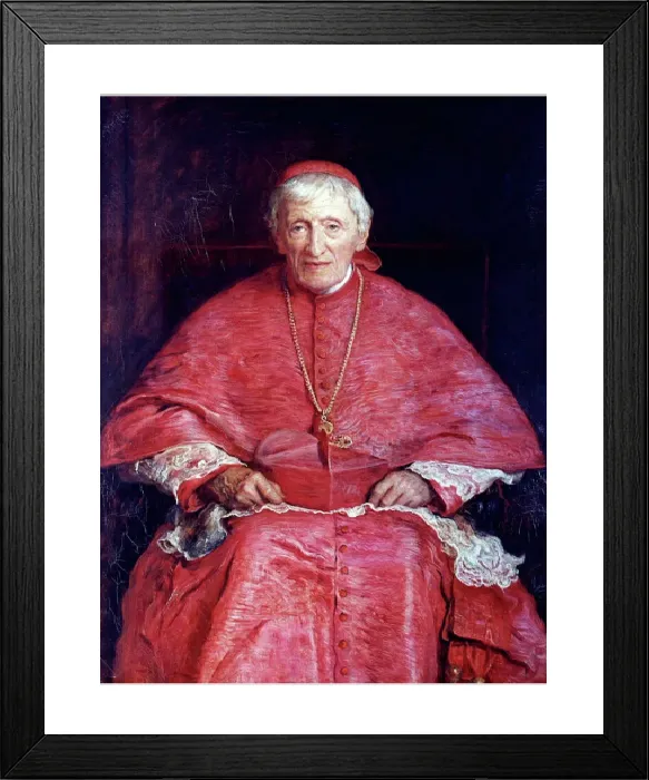 Framed Print : Print of John Henry Newman, English prelate Framed Print : Print of John Henry Newman, English prelate