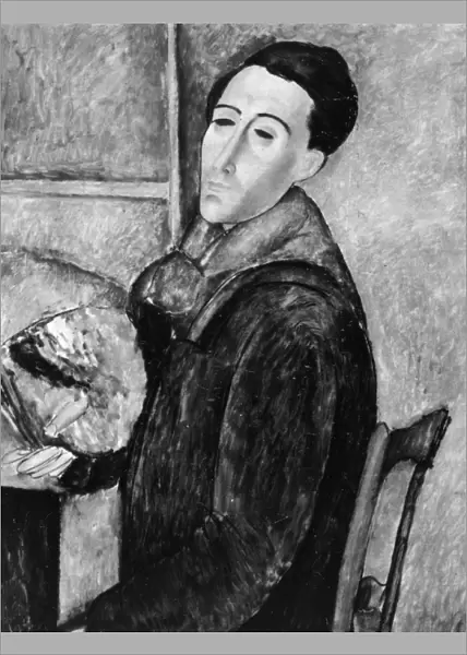 AMEDEO MODIGLIANI (1884-1920). Italian painter and sculptor. Self-portrait, oil, 1919