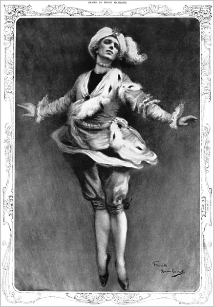 WASLAW NIJINSKY (1890-1950). Russian dancer