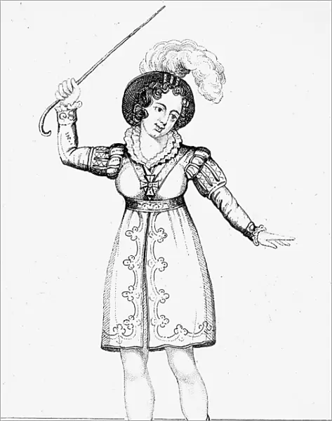 LUCIA ELIZABETH MATHEWS (1797-1856). Known as Madame Vestris. English actress and opera singer