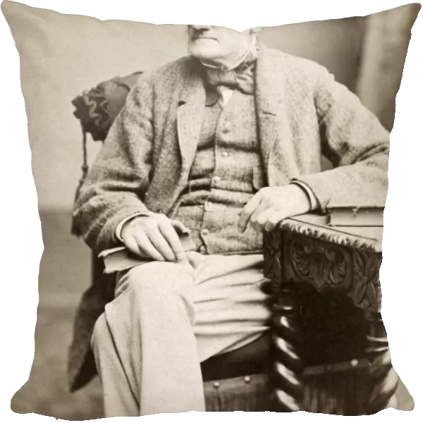 RICHARD OWEN (1804-1892). English anatomist and paleontologist. Photographed c1880
