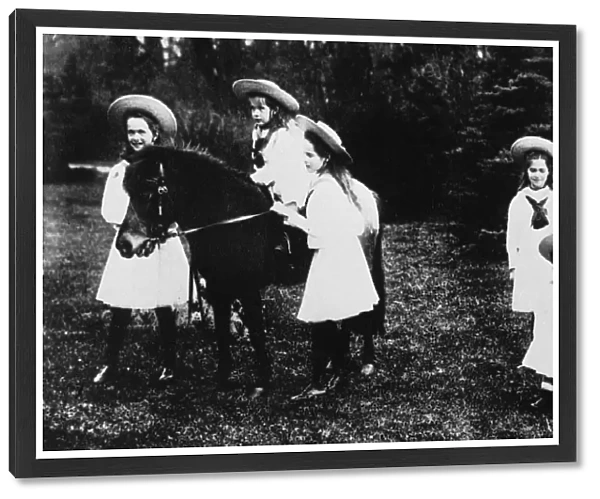 RUSSIA: ROYAL FAMILY, c1905. The children of Czar Nicholas II of Russia. Photograph
