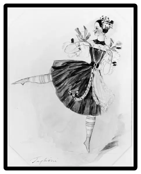 MARIE TAGLIONI (1804-1884). Italian ballet dancer