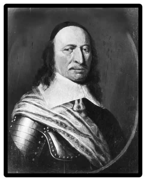 PETER STUYVESANT (1592-1672). Dutch administrator in America. Oil on panel, c1660-70