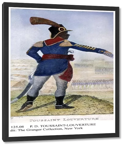 TOUSSAINT L OUVERTURE (1743-1803). Pierre Dominique Toussaint L Ouverture. Haitian general