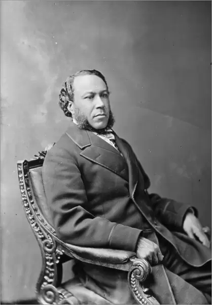 JOSEPH HAYNE RAINEY (1832-1887). American politician and first African American to serve in the U