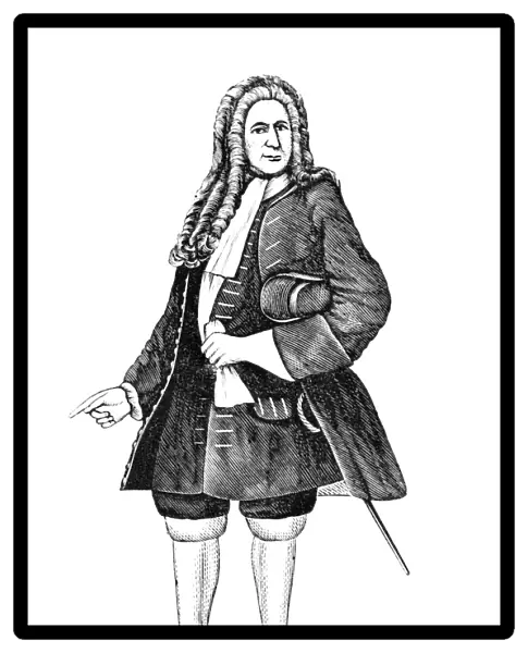 PIETER SCHUYLER (1657-1724). The first mayor of Albany, New York and a long-serving