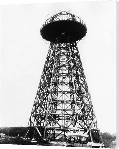 WARDENCLYFFE TOWER, c1910. Wardenclyffe Tower, also known as Tesla Tower, a wireless