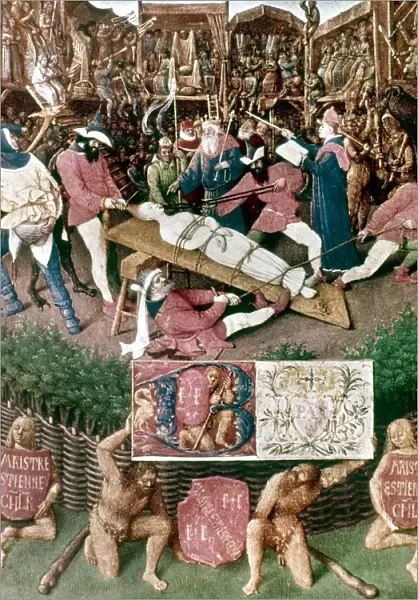 SAINT APOLLINE. Performance of Martyrdom of Saint Apolline