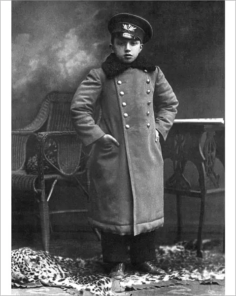 BOY IN UNIFORM, c1904. A Russian grammar school student in his school uniform: photographed at St