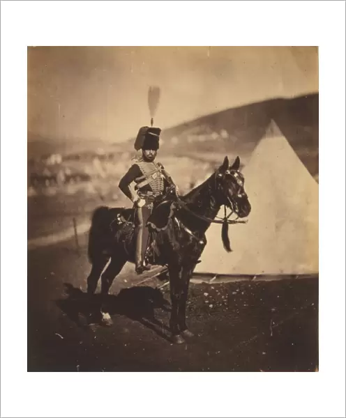 CRIMEAN WAR: HUSSAR, 1855. Henry John Wilkin, cornet of the 11th Hussars, British Army