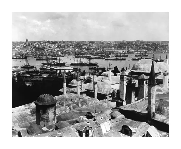 ISTANBUL: GOLDEN HORN. View of the Golden Horn from the Topkapi Palace in Istanbul, Turkey