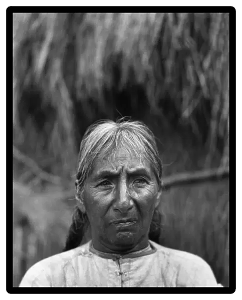 PERU: INCA WOMAN, c1911. Inca woman photographed by Hiram Bingham, leader of the