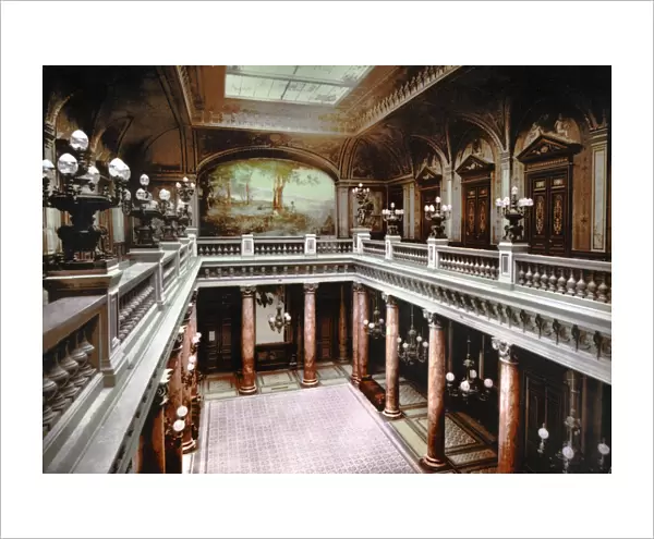 MONACO: MONTE CARLO, c1895. The interior of the atrium at the Monte Carlo in Monaco