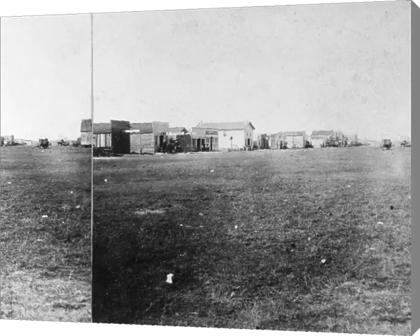 KANSAS: ELLSWORTH, 1867. South side of Main Street, Ellsworth, Kansas