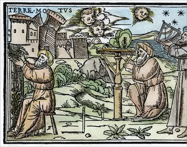 ASTRONOMER, 1513. Arabian astronomers scanning the heavens