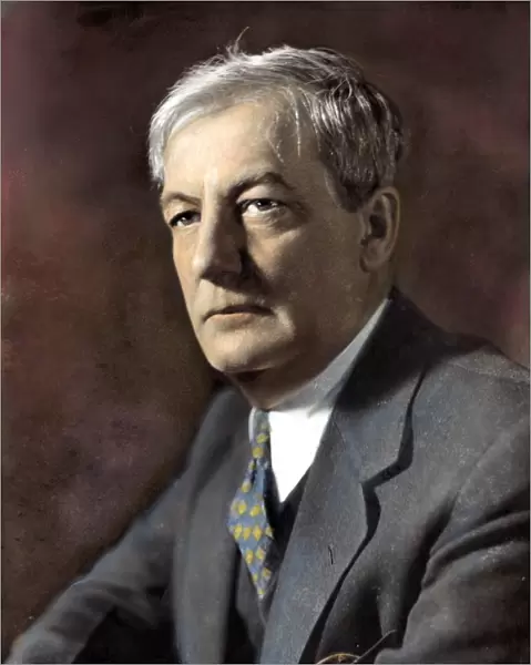 SHERWOOD ANDERSON (1876-1941). American writer. Oil over a photograph, 1933