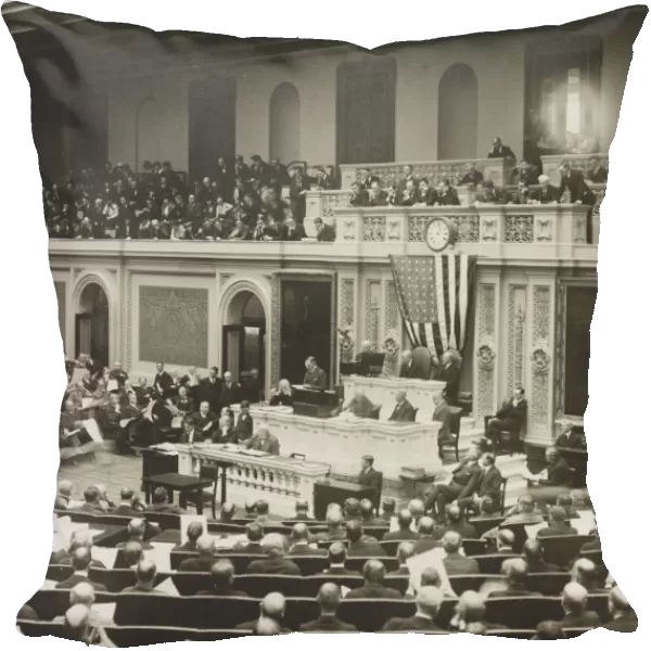 HOUSE OF REPRESENTATIVES. A session of the House of Representatives in the U. S