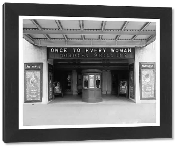 WASHINGTON, D. C. c1920. The exterior of Moores Rialto movie theatre in Washington, D