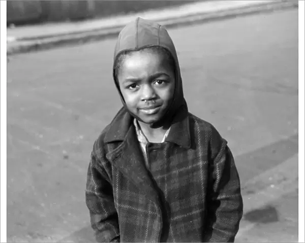CHICAGO: BOY, 1941. A boy in the Black Belt area of Chicago, Illinois. Photograph