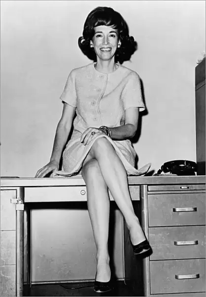 HELEN GURLEY BROWN (1922-2012). American author and magazine editor. Photograph by John Bottega