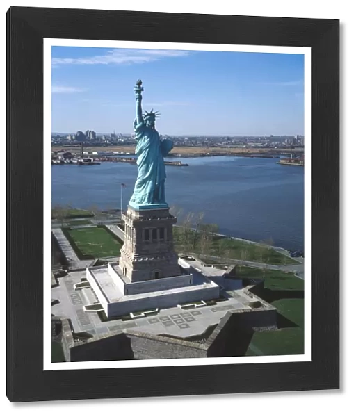 NYC: STATUE OF LIBERTY. The Statue of Liberty in New York City. Photograph by Jack Boucher