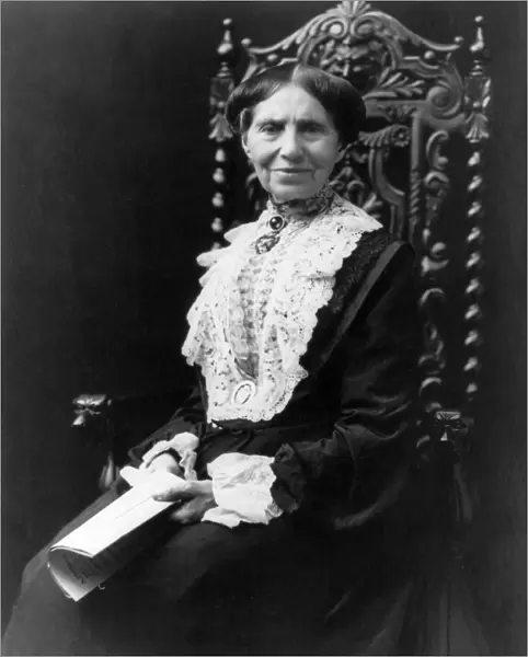 CLARA BARTON (1821-1912). Founder and president of the American Red Cross. Photograph