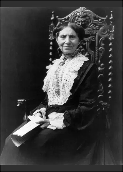 CLARA BARTON (1821-1912). Founder and president of the American Red Cross. Photograph