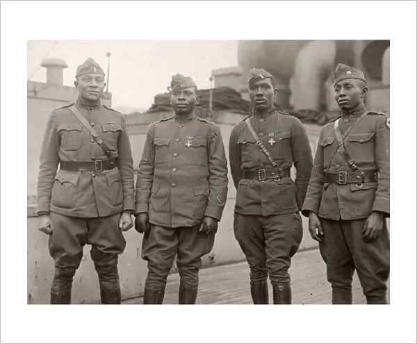 WWI: HOMECOMING, 1919. Lieutenant Cleveland L. Abbot, Captain Joseph Lowe, Lieutenant Aaron R