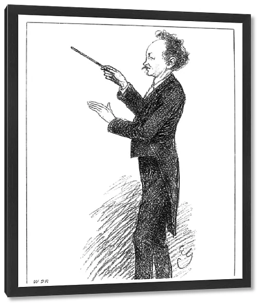 RICHARD STRAUSS (1864-1949). German composer and conductor. Drawing by E. Grtzner