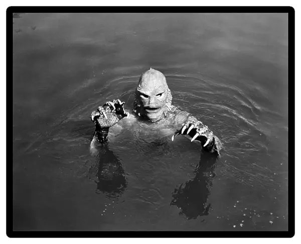 SEA MONSTER, 1953. Ricou Browning in The Creature from the Black Lagoon, 1953