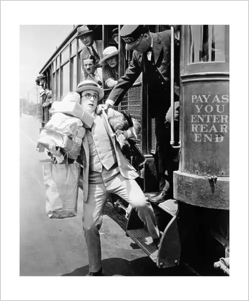 HAROLD LLOYD (1889-1971). American comedian. Lloyd in a 1920s film still