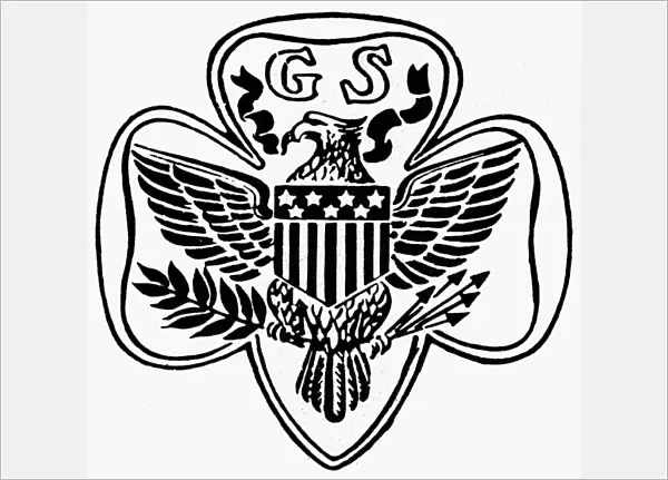 SEAL: GIRL SCOUTS. Seal of the Girl Scouts of America, founded 1912