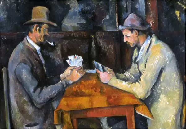 CEZANNE: CARD PLAYER, c1892. Paul Cezanne: The Card Players. Canvas, c1892