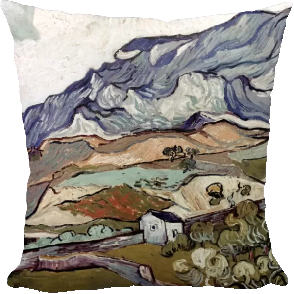 VAN GOGH: LANDSCAPE, 1890. Vincent Van Gogh: Mountainous landscape near St Remy. Canvas, April-May 1890