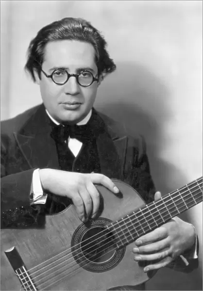 ANDRES SEGOVIA (1893-1987). Spanish guitarist. Photographed, c1928, by Nickolas Muray