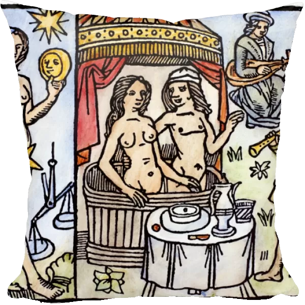 ALLEGORY OF VENUS, 1496. Personification of Venus, planet of love, gaiety and music