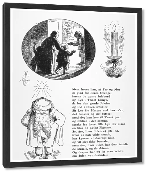 PETERS JUL, c1870. Peters Jul (Peters Christmas), a Danish childrens story published at Copenhagen, c1870
